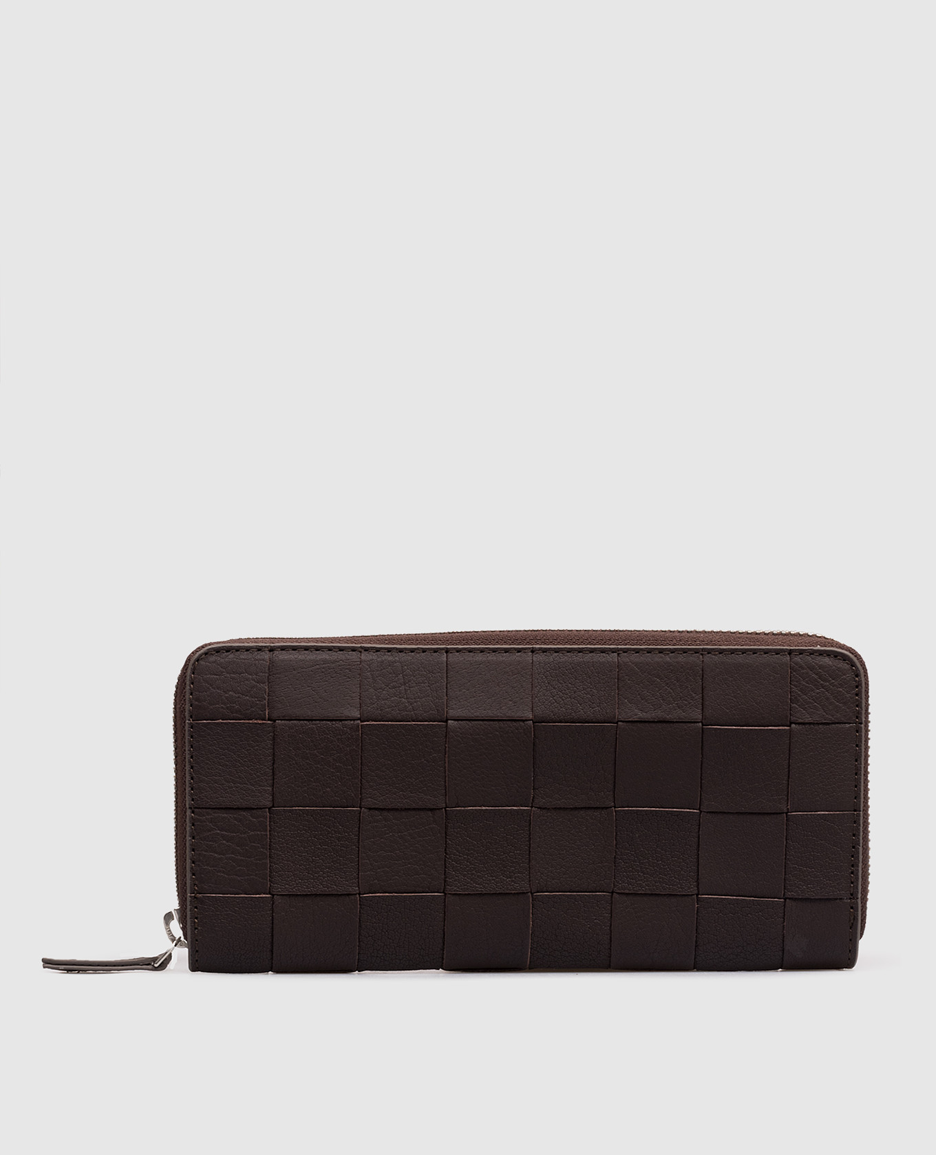 Коричневый кожаный кошелек