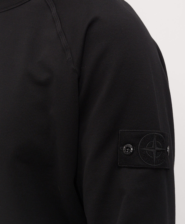 Stone Island Черный лонгслив L1S156100064S00F3 изображение 5