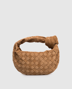 Bottega Veneta Коричневая замшевая сумка-хобо Jodie 651876V5ZZ0