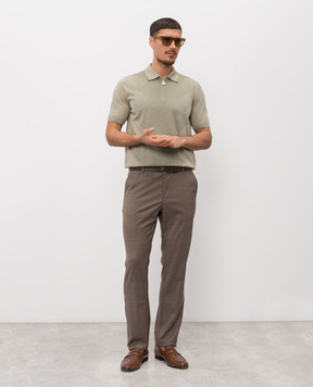 Stefano Ricci Коричневі штани з вовни M8T61B0020T7750