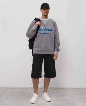 Dolce&Gabbana Черные шорты с патчем логотипа GV0UHTG8OI2