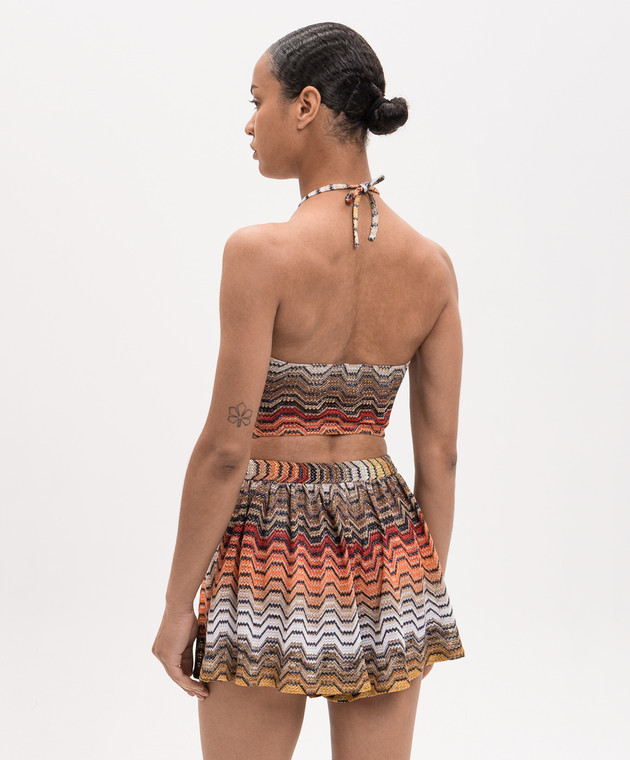 Missoni Топ у візерунок з відкритою спиною MC23SK01BR015D зображення 4