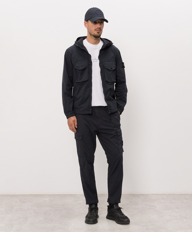 Stone Island Белая футболка с принтом ARCHIVIO L2S152100033S0091 изображение 2