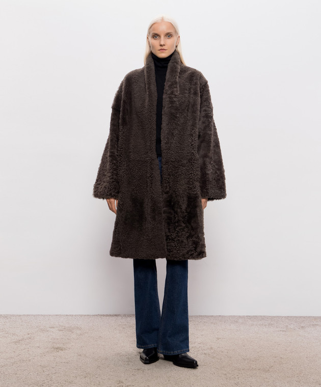 Tom Ford Коричневая дубленка CPF719FUX164 изображение 4