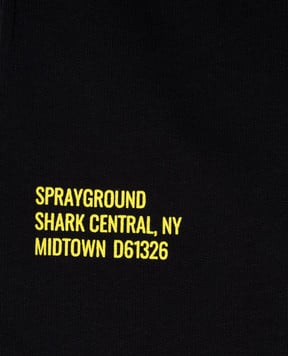 Sprayground Дитячі чорні джогери Shark SPY1389EBLK