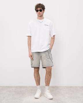 Off-White Белая футболка Type Arrow 44MAA120S26J00K