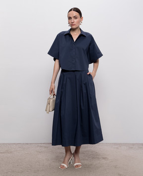 Simkhai Синяя рубашка Blair 4262157T