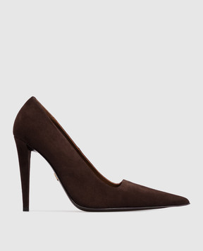 Giuseppe Zanotti Коричневі замшеві туфлі Desideria I660005