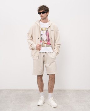 Off-White Белая футболка Allover Frame 44MAA027Z26J001