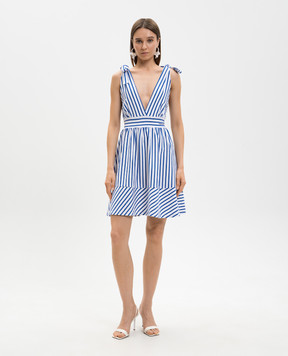 Twinset Біла сукня в смужку 261LM2GCC