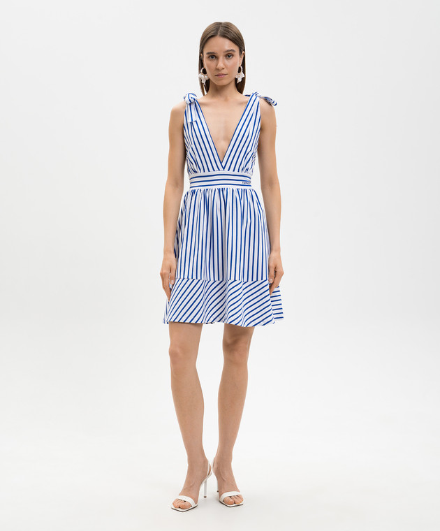 Twinset Біла сукня в смужку 261LM2GCC зображення 2