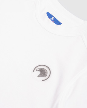 Stefano Ricci Детская футболка с нашивкой логотипа YNH6101490803