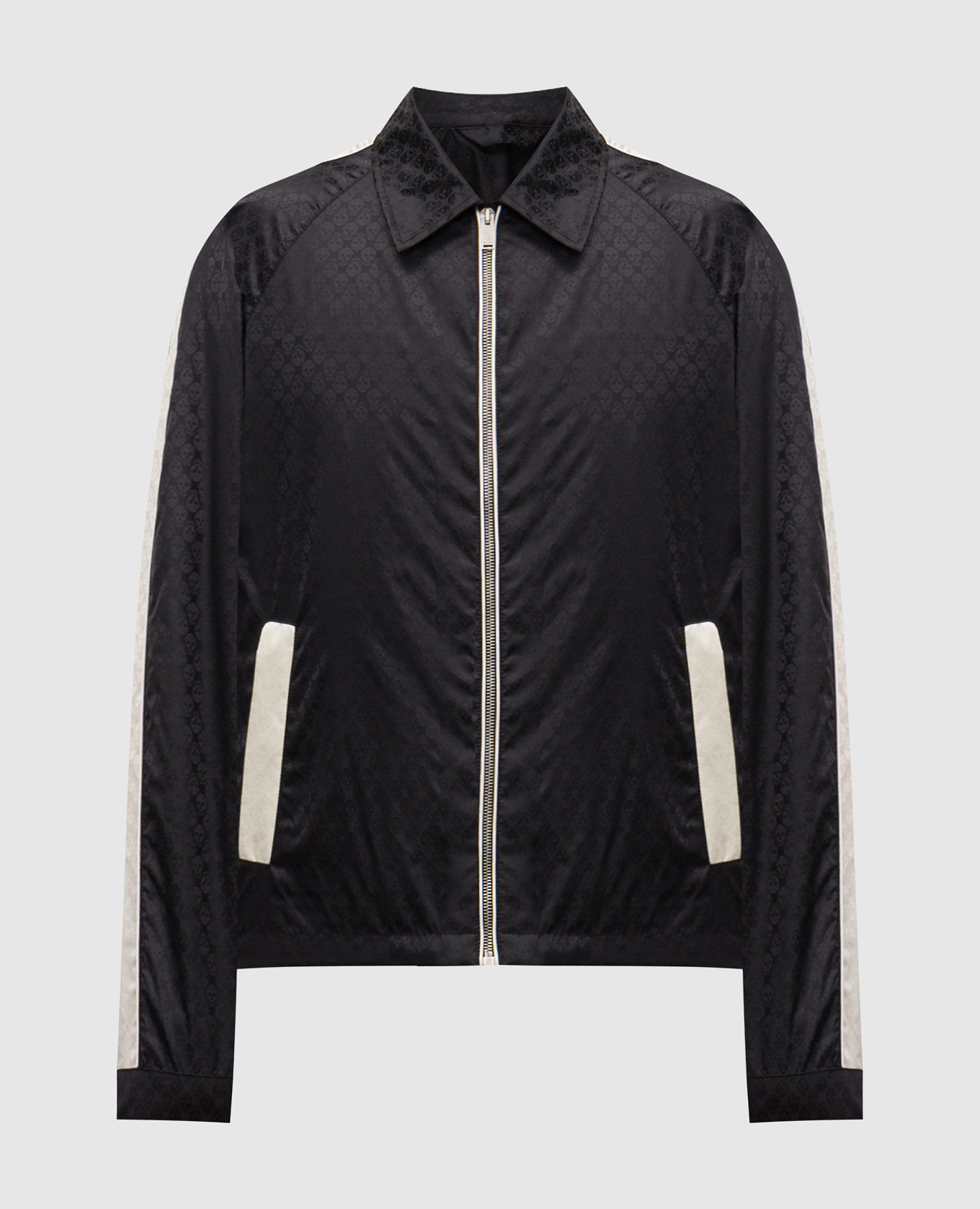 

Черная ветровка Skull в узор, Черный, Ветровки