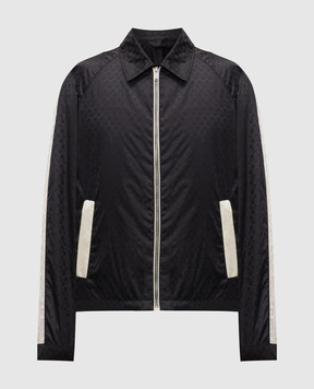 Alexander McQueen Чорна вітровка Skull у візерунок 853247QRACA