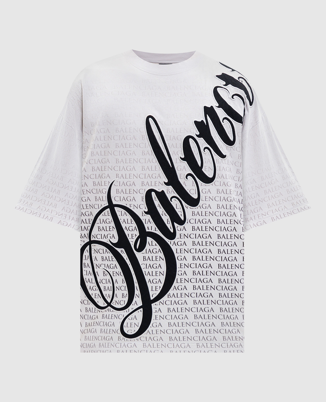 Серая футболка Big B в принт