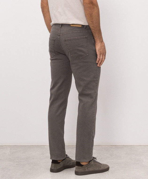 Brunello Cucinelli Сірі джинси M277PD3210 зображення 4