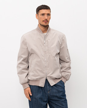 Brunello Cucinelli Бежевий бомбер MM4796564