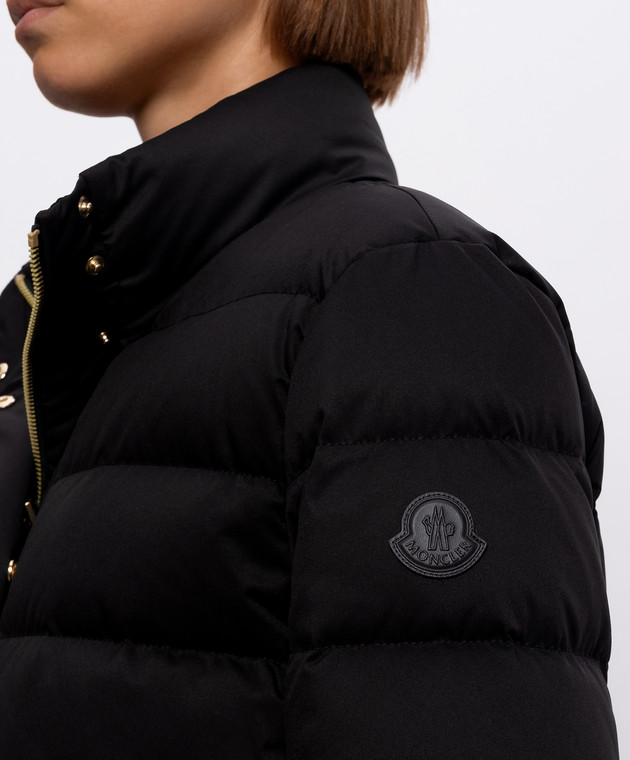 Moncler Черный пуховик Bessettes L20931A00160597WF изображение 5
