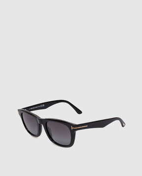 Tom Ford Чорні сонцезахисні окуляри Kendel з логотипом FT1076