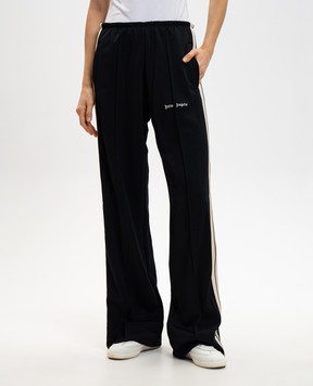Palm Angels Чорні спортивні штани з логотипом PWCJ010S24FAB001