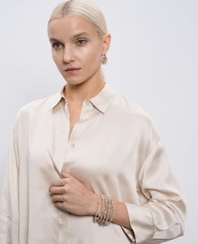 Peserico Бежевий баслет з намистинами A35508C0CC781