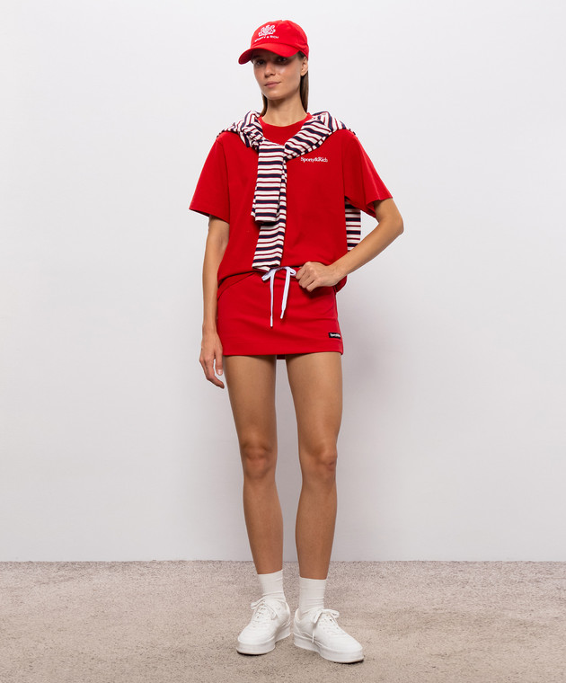 Sporty & Rich Червона спідниця-шорти SK02885300RE15 зображення 2