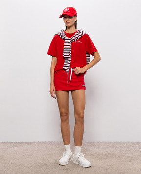 Sporty & Rich Красная футболка с надписью TO11985300RE15