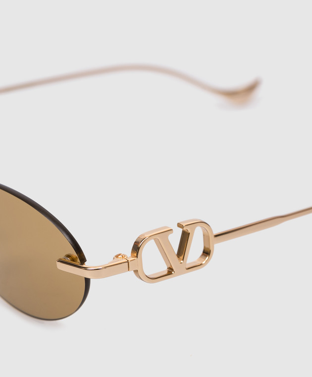 Valentino Солнцезащитные очки с эмблемой VG0032S изображение 4