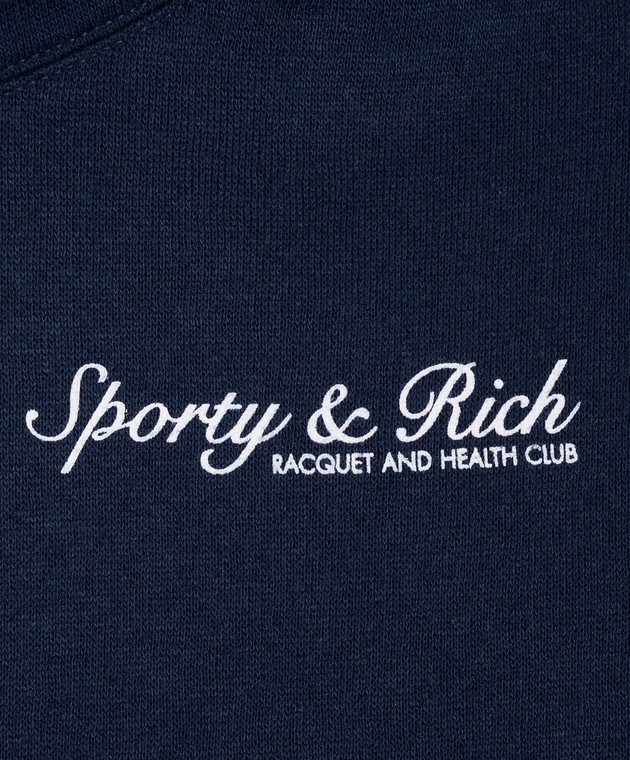 Sporty & Rich Дитяче синє утеплене худі Syracuse WS09575325BL106 зображення 3