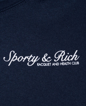 Sporty & Rich Дитяче синє утеплене худі Syracuse WS09575325BL106