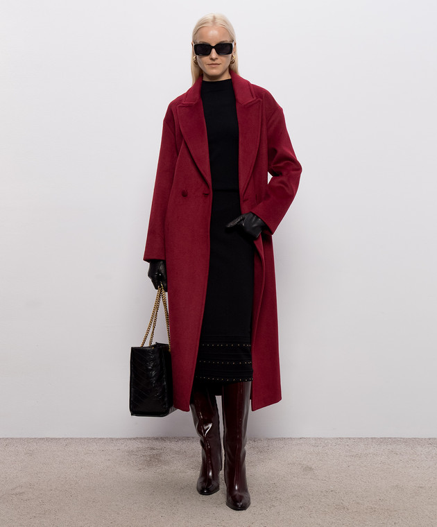 Twinset Черная юбка с кристаллами 262TP3098 изображение 2