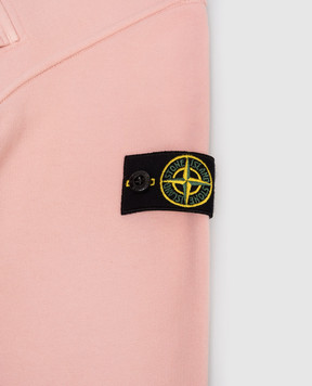 Stone Island Дитячий рожевий світшот з логотипом K2S166100009S0A2068
