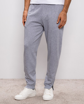 Brunello Cucinelli Серые спортивные штаны MW8633263G