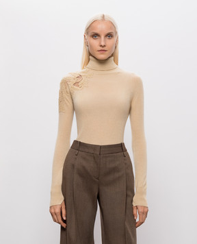 Ermanno Scervino Бежевий гольф з кашеміру D495M317APPYU