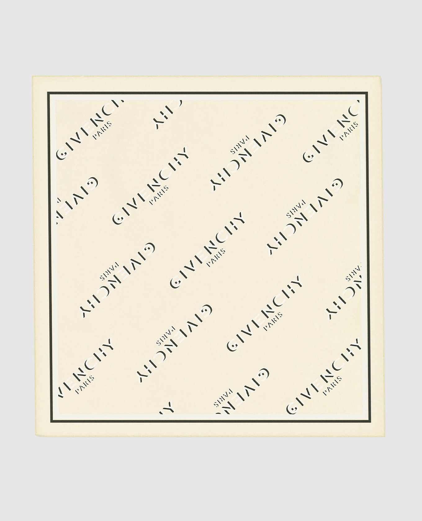 

Желтый платок из шелка Shadow с логотипом, Платки