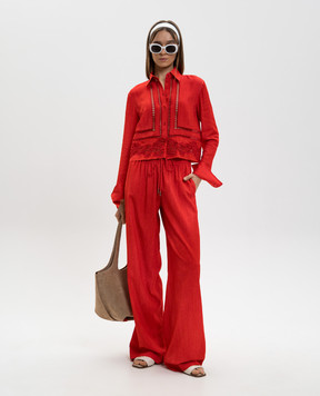 Ermanno Scervino Червоні штани D482P355EMY