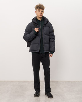 Stone Island Зеленый кардиган из шерсти L2S155100023S00B4