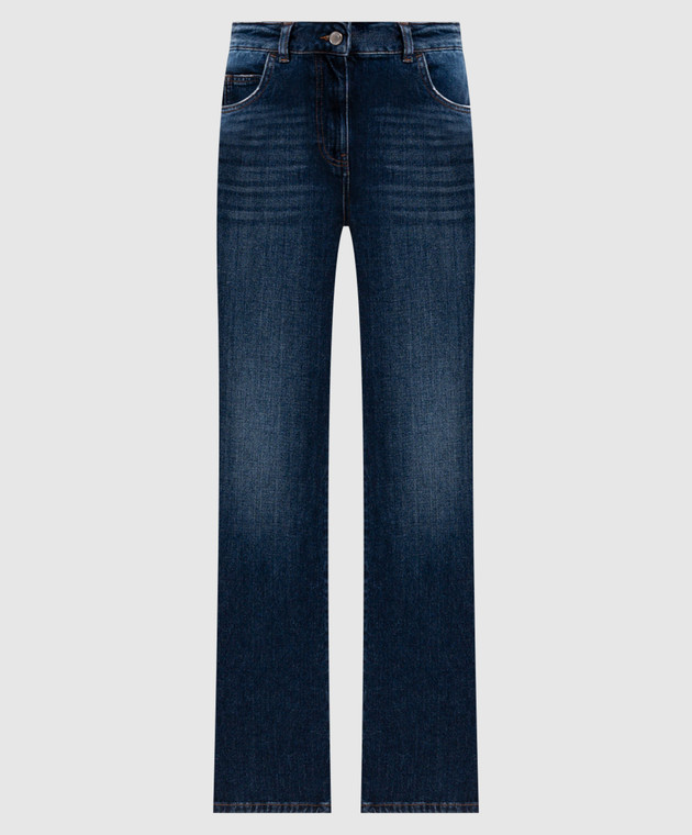 Twinset Синие джинсы с логотип патч 262AP2031