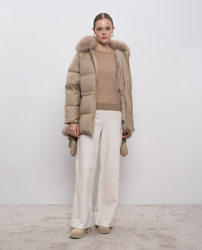 Allude Бежевий джемпер з кашеміру 25570003