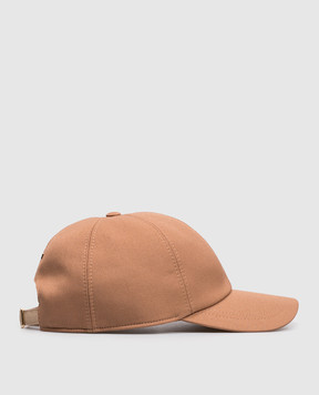 Herno Коричнева кепка з логотипом BER00059D12750