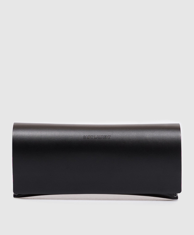 Saint Laurent Солнцезащитные очки М173 цвета айвори A003E0Y9956 изображение 5