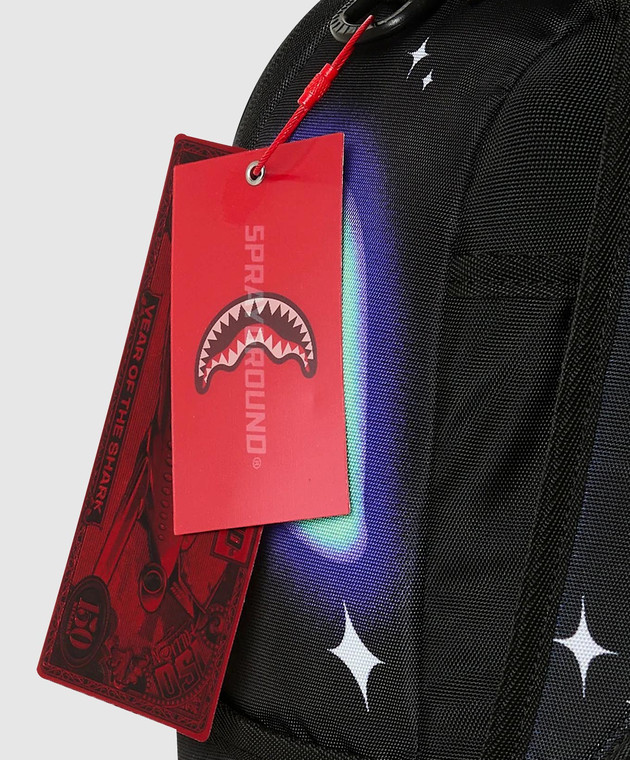 Sprayground Детский черный рюкзак Casper Ghost Shark 910B9108NSZ изображение 4