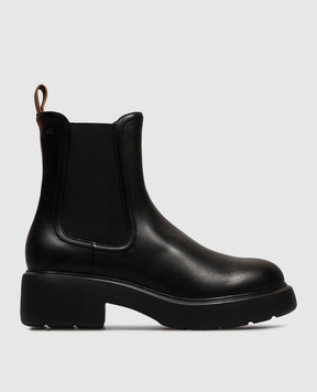 Santoni Чорні шкіряні челсі WTEW72486NERHVRF
