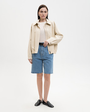 Loulou de Saison Футболка Nala кольору айворі з кашеміру NALA