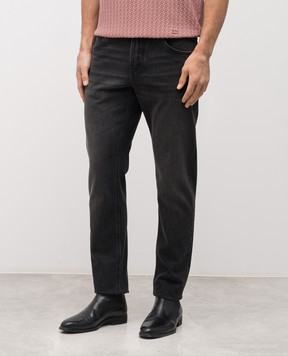 Dolce&Gabbana Сірі джинси з ефектом потертості GYJCCDG8OM9