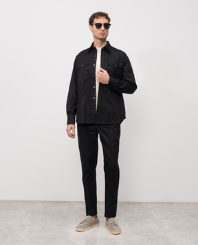 ISAIA Черные штаны PNC016P9100