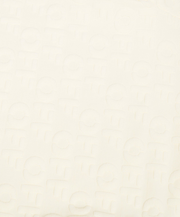 Off-White Дитячий жовтий костюм з футболки та шортів у логотип 44G2X00BS26J002 зображення 3