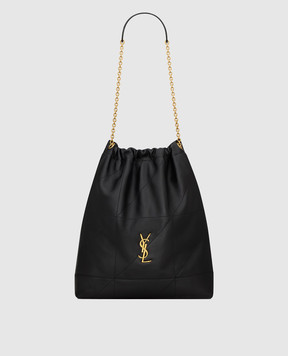 Saint Laurent Черная кожаная сумка JAMIE 828350AAB32