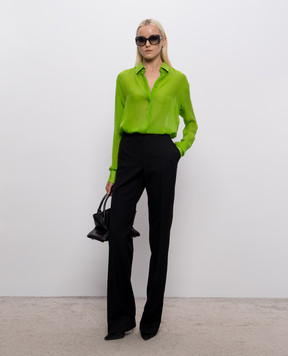 Tom Ford Зелена блуза із шовку CA3343FAX1766