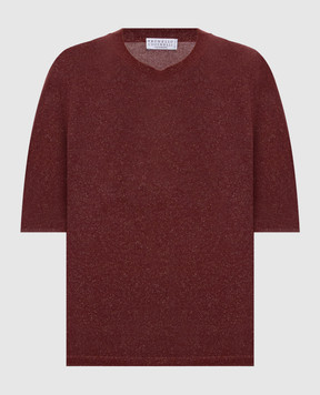 Brunello Cucinelli Футболка с кашемиром и шелком M41835700P